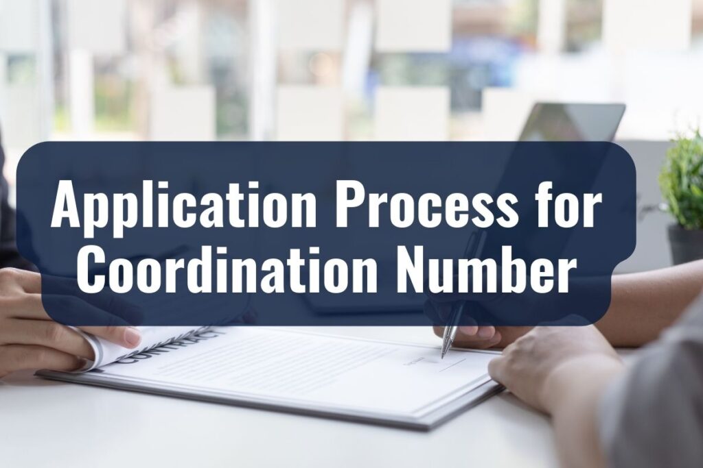 Application Process for Coordination Number